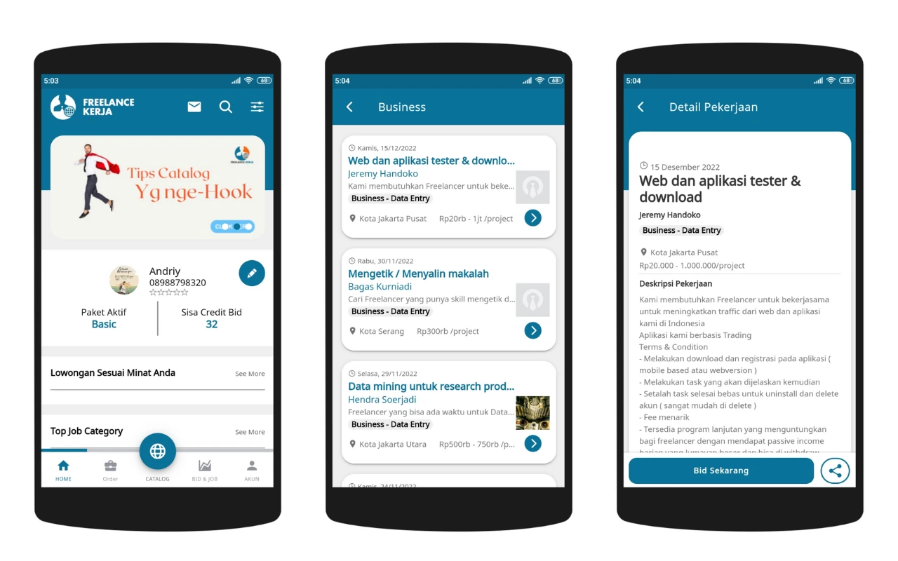 Project Freelance Kerja 1